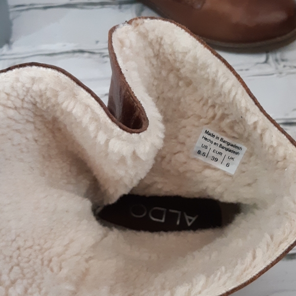 Brown Leather Lace-up Boots - Picture 4 of 6